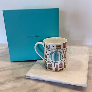 Tiffany & Co 5th Avenue New York Porcelain Mug w/ Box